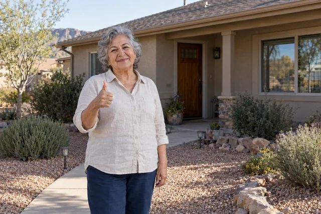 Person giving a thumbs up